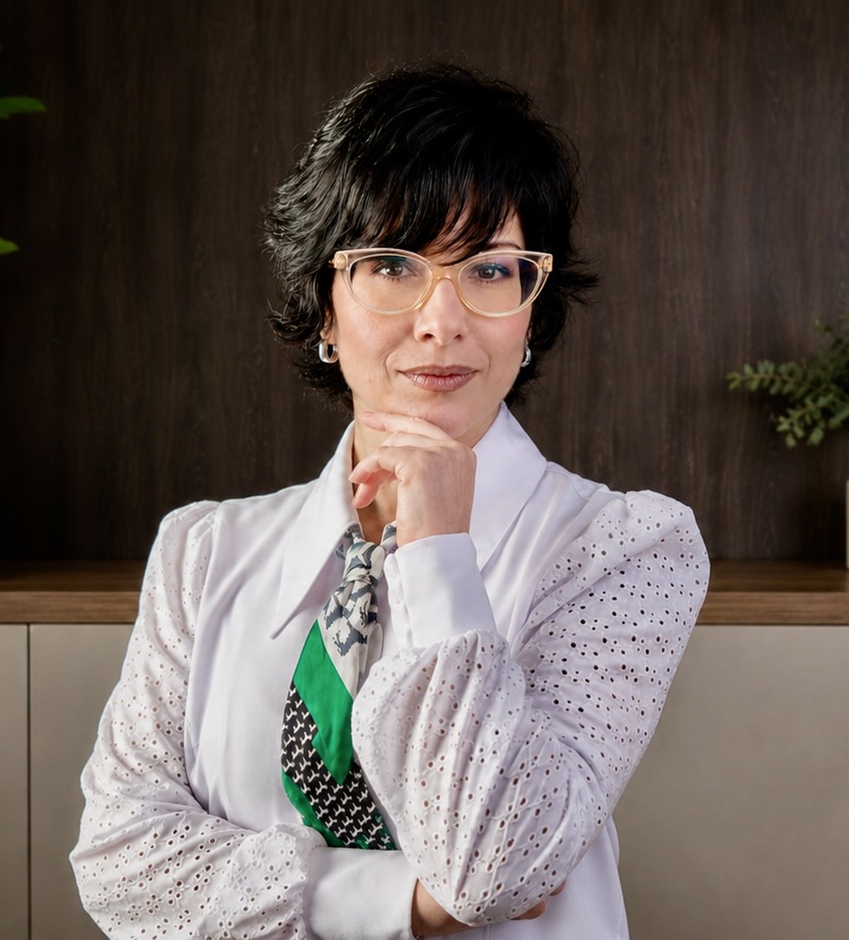 Fernanda Gonçalves de Souza, nutricionista, em seu consultório